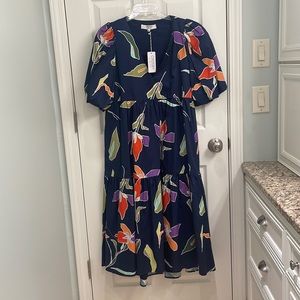 Crosby Brawley Dress, Blue Lily